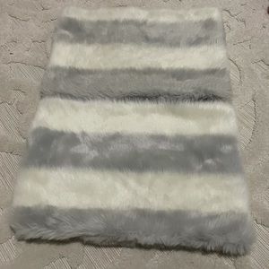 Brand new LOFT faux fur infinity scarf